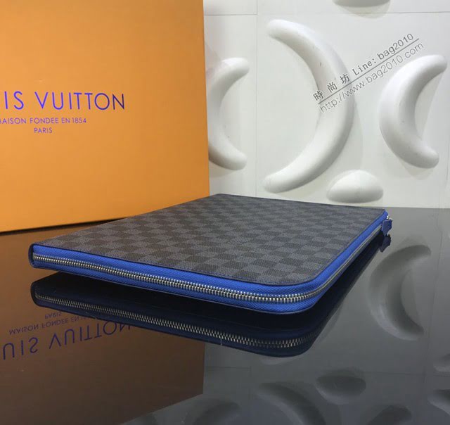 LV包包 LV新款手包 N64032 路易威登Pochette Jour大號手袋 LV棋盤格收納包  ydh3623
